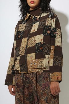 jaqueta nylon bomber western vintage forrada - comprar online