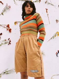 tricot gola alta listras color vintage - loja online