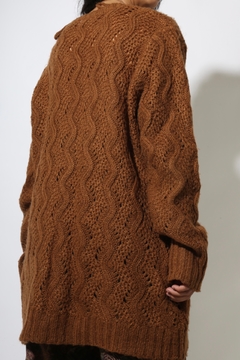 tricot telha gola V trama textura na internet