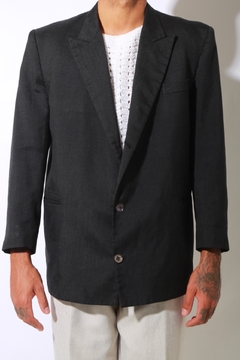 blazer prefo estilo linho forrado vintage - comprar online