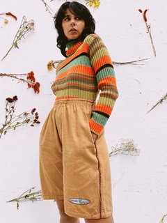 tricot gola alta listras color vintage - comprar online