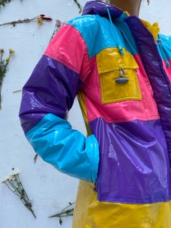 capa de chuva vinil color forrada - comprar online