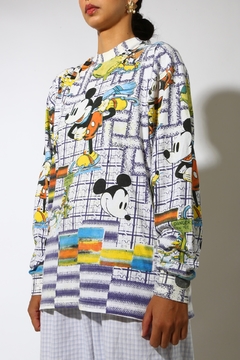 blusa manga longa Mickey estamoa corrida - comprar online