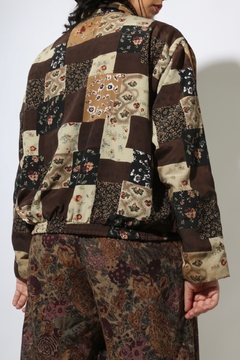 jaqueta nylon bomber western vintage forrada na internet