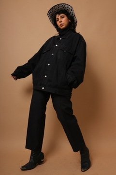 Imagem do jaqueta jeans preta GG