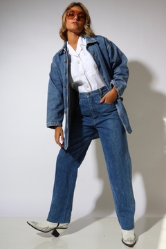 parka jeans vintage grosso 70’s alongada