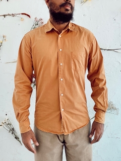 camisa algodao made in italia tijolo na internet