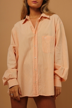 camisa xadrez laranha candy vintage - comprar online