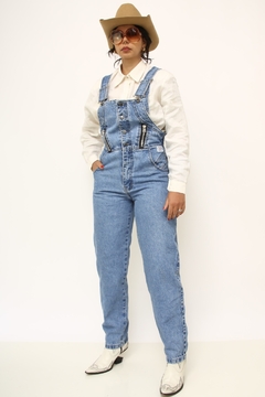 Imagem do Macacão jeans vintage ziper