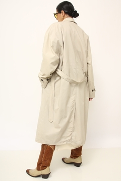 Trenc coat classico bege cinto amplo na internet