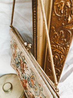 Bolsa vintage vitoriana com espelho - loja online