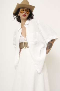 Camisa branca Rami com viscose vintage na internet