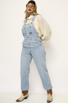 Imagem do Macacão jeans jardineira vintage