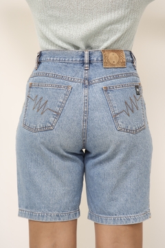 Bermuda jeans recorte western vintage - comprar online