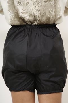 Shorts balone preto culote vintage - comprar online