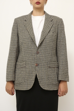 Blazer xadrez forrado vintage - comprar online