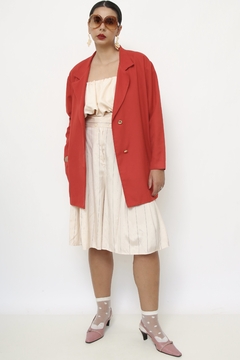 Blazer vermelho vintage b.dourado - loja online