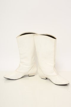 Bota branca xuxa 38 vintage - comprar online