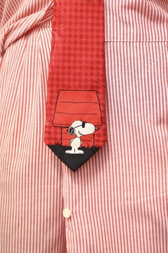 Gravata SNOOPY vintage vermelha - comprar online