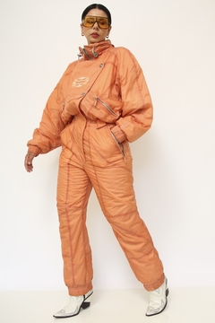 Macacão de sky laranja nylon acolchoado SANTIAGO - comprar online