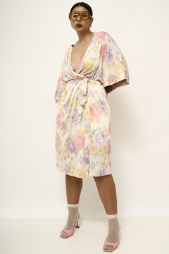 Robe floral vintage chic - comprar online