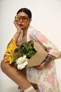 Imagem do Robe floral vintage chic