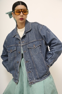 Jaqueta jeans vintage classica - loja online