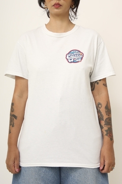 Camiseta vintage estampa frente costas 83 na internet