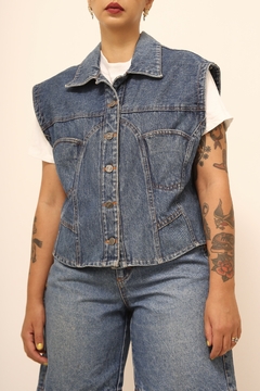 colete jeans vintage 90´s - comprar online