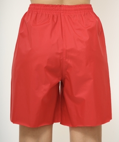 Shorts vermelho cintura alta - comprar online