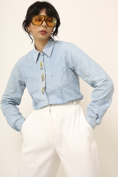 Camisa Piu Piu jeans vintage