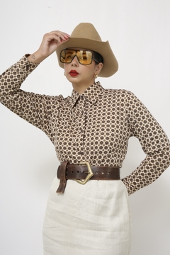 Camisa estampada 70´s vintage