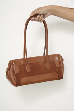 Bolsa caramelo couro vintage SMART BAG - comprar online