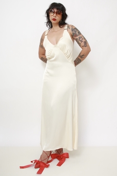 Vestido estilo Sleep Dress champagne vintage