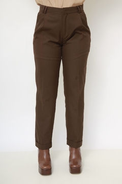 Calça marrom vintage classica - comprar online