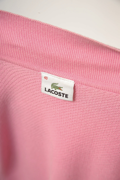 Polo LACOS!TE rosa tricot - comprar online