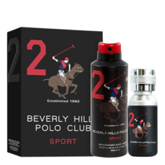 Kit Beverly Hills Polo Club Sport 2 EDT - 50ml + 175ml