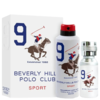 Kit Beverly Hills Polo Club Sport 9 EDT 50ml + Deo 175ml