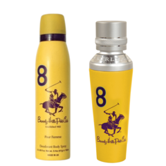 Kit Beverly Hills Polo Club Sport 8 Pour Femme EDT - 50ml + Deo 150ml - comprar online
