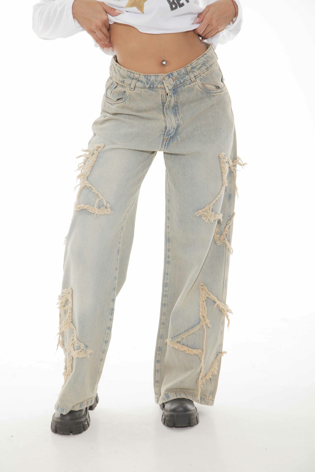 Pantalon con estrellas deals