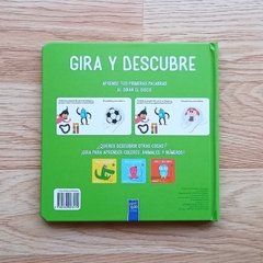 GIRA Y DESCUBRE- Aprende tus primeras palabras al girar el disco - Pantuflas Libros