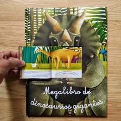 Megalibro de dinosaurios gigantes - Minilibro de dinosaurios pequeños - comprar online