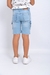 Bermuda jeans CARGO celeste c/rotura - tienda online