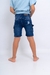 Bermuda jeans CARGO oscura c/rotura - comprar online