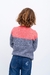 Sweater importado con recorte y bolsillo ciego - tienda online