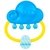 Sonajero Agita y Desliza - Nube de Lluvia 0241-NI en internet