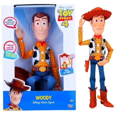 Woody Interactive Talking Figura de acción – Toy Story 4 – 15 pulgadas