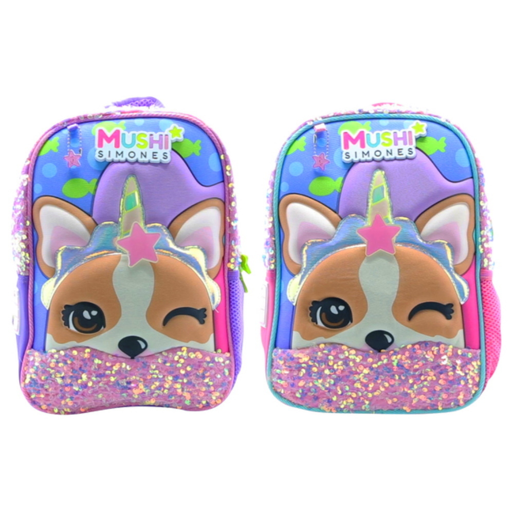 Mochila Simones 12 Pulgadas Infantil Mushi 2 A 5 Años Si135