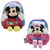 Mochila Mickey/Minnie con Peluche 12"