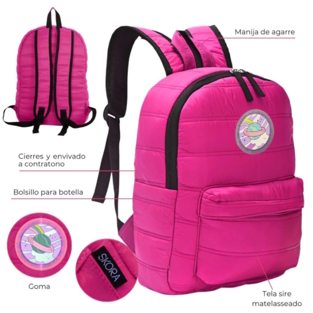 Mochila Fucsia 17